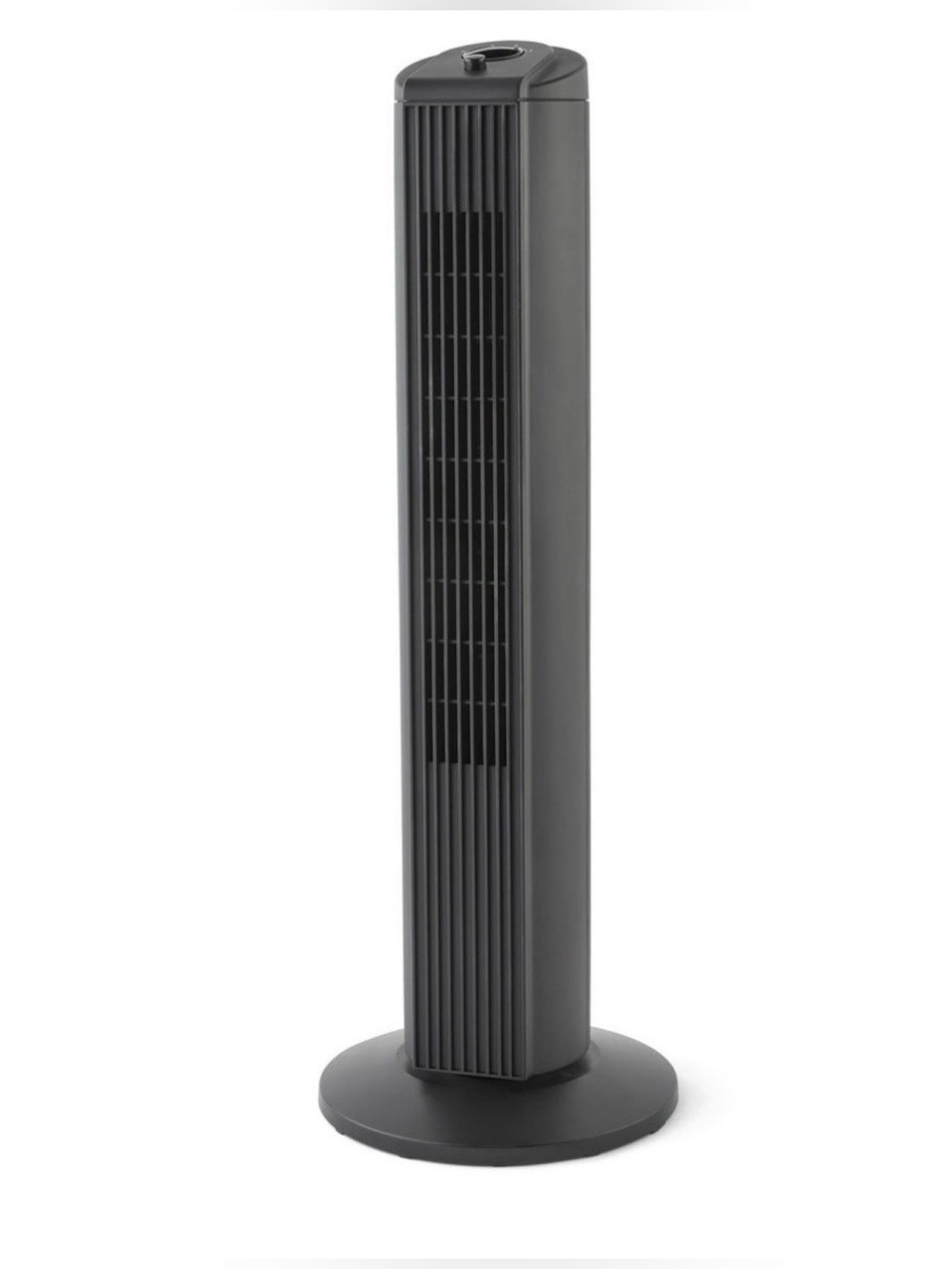 Black Tower Fan with Oscillating Function